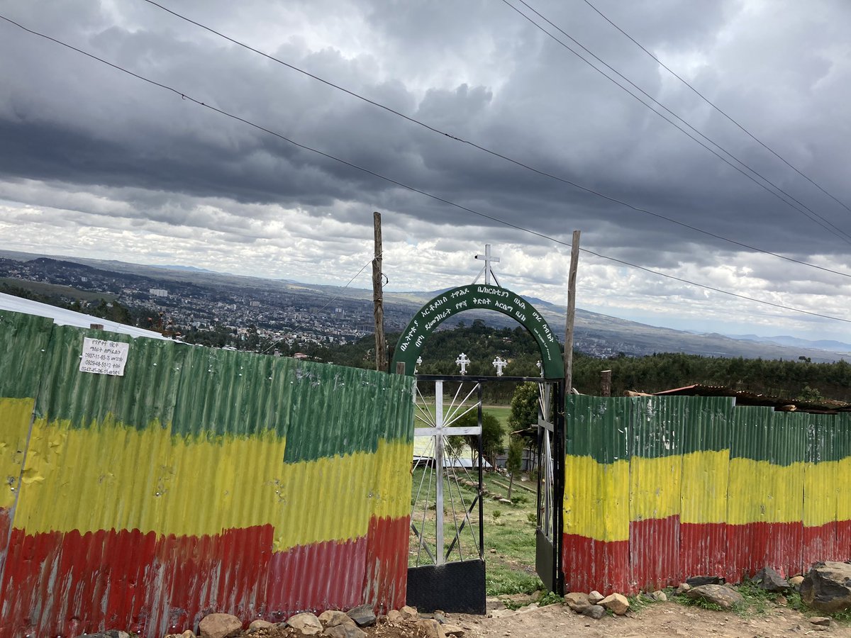 SamGSherman's tweet image. መልካም ፋሲካ 🥚 from the Yeka hills