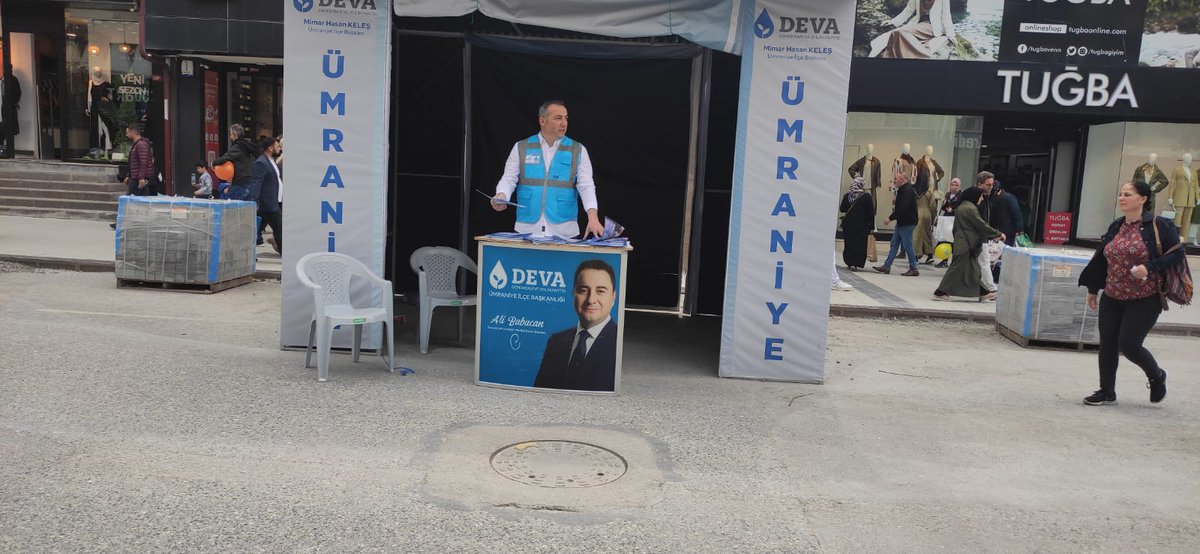 Millet Ittifaki ve 13. Cumhurbaşkanı Adayımız <a href="/kilicdarogluk/">Kemal Kılıçdaroğlu</a> na destek istiyoruz. 15 Mayısta DEVA li günler başlıyor. <a href="/drerhanerol/">Dr. Erhan Erol</a> <a href="/Mimarhasankeles/">Mimar Hasan KELEŞ</a> <a href="/mmuzun/">Mehmet Muaz Uzun</a> <a href="/alibabacan/">Ali Babacan</a> <a href="/hasankaraltr/">Hasan Karal</a> <a href="/elifesendeva/">Elif Esen</a> <a href="/GencDevaUmranye/">Genç DEVA Ümraniye</a> @UmraniyeKadinda <a href="/osmannarslan25/">osman nuri arslan</a> <a href="/mrtncgz/">Murat cengiz</a>