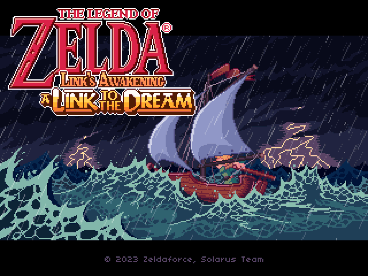 We are remastering Link's Awakening's introduction. Here is a glimpse of the cutscene.
Artist: @olivclr 
#zelda #solarus #pixelart #LinksAwakening #alttd