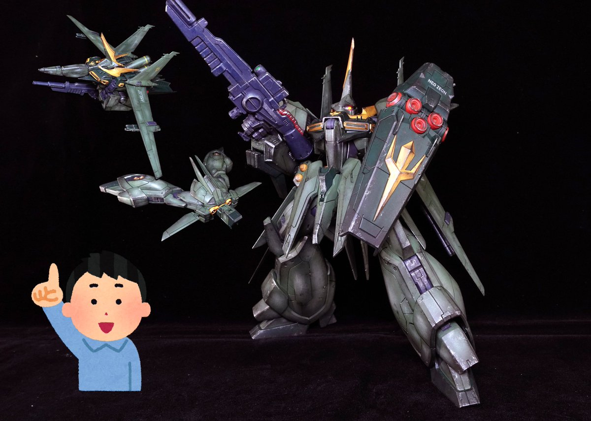 1974kai's tweet photo. [拡散希望]

指一本だけを仕上げ☝️！？
https://t.co/aFxyrIl4Vt
Video on Youtube now.

#ガンダム #ガンプラ #Gunpla #鋼彈 #模型  #高達 #高達模型 #プラモデル #無塗裝 #無塗装ウェザリング #ウェザリング #weathering #gundam #AMX107 #BAWOO #バウ #TAMIYA #BANDAI https://t.co/yQDJGuX36h