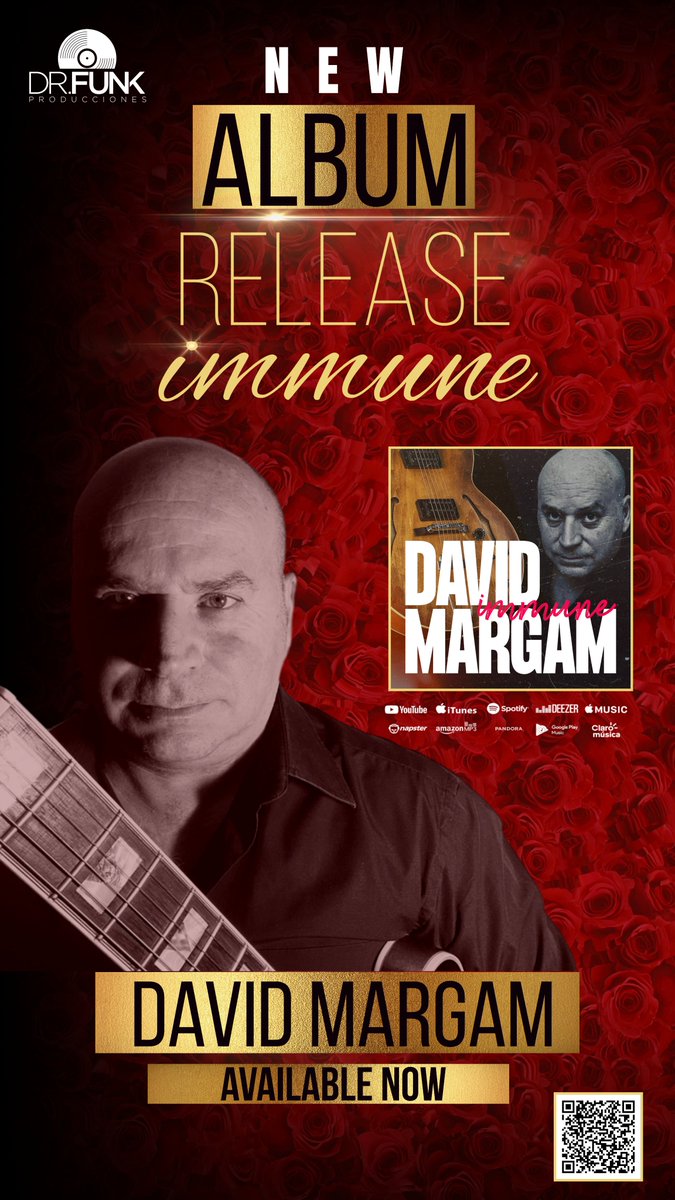 Ya disponible el album debut del gran guitarrista y productor granadino David Margam. 
Ya a la venta! davidmargam.bandcamp.com/album/immune