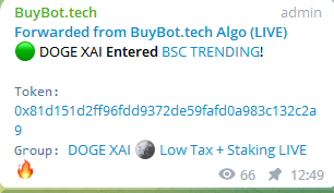 DOGEXAI's tweet photo. We've entered BSC Trending! Chads jumping onboard, do not miss out! #DogeXAI #XAI #Elon #Doge #ITSCOMING #NewATH 

https://t.co/T2U17DCUmT

https://t.co/vf2JvjDrvT https://t.co/QKlzNk1do3