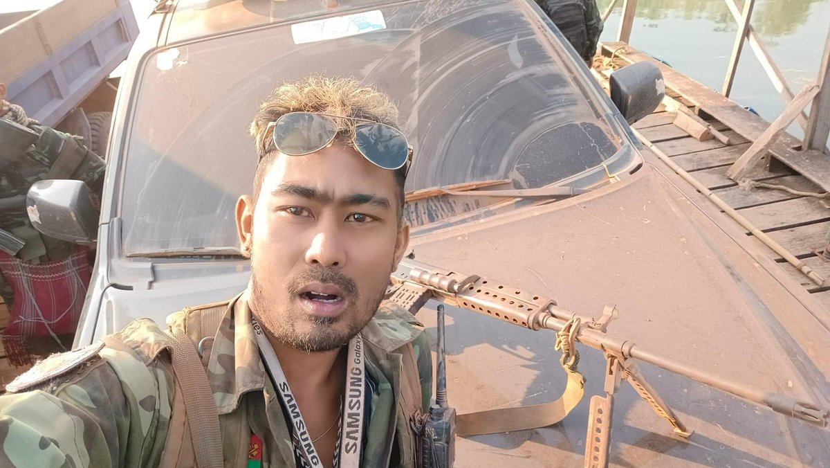 nicholas6284's tweet photo. The monk-turned resistance fighter "George Michael" has fallen today afternoon.
He was a monk resided at Hlaingtharyar before the coup. He left monastic life to take arms against the sit-tat.
Rest in Power.  💪 https://t.co/NnY3xKMhwH