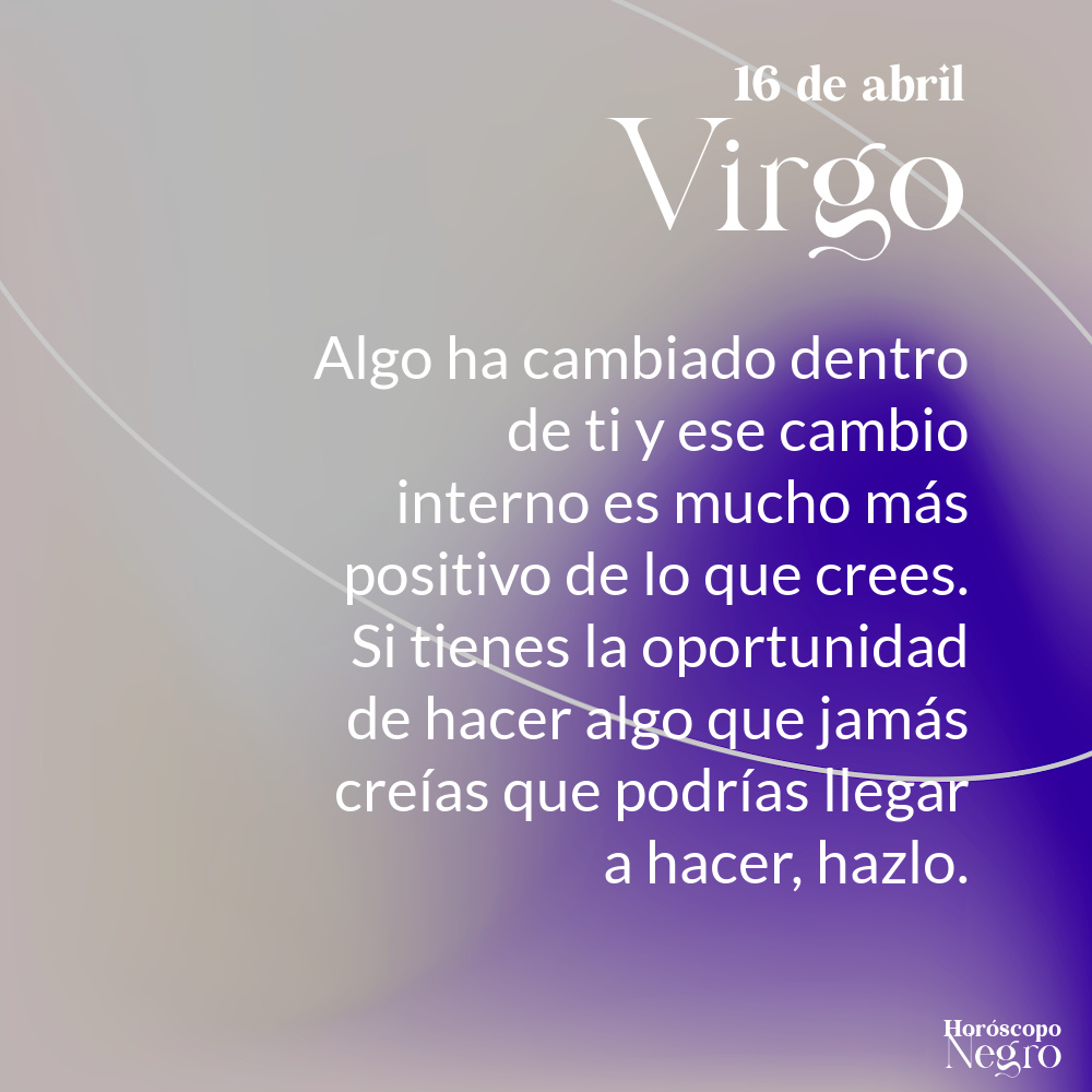virgo_hn's tweet photo. El horóscopo diario del 16 de abril para #Virgo ♍🔮 Léelo completo aquí: https://t.co/pt13TG9Jn7 https://t.co/6NKELoNlBX