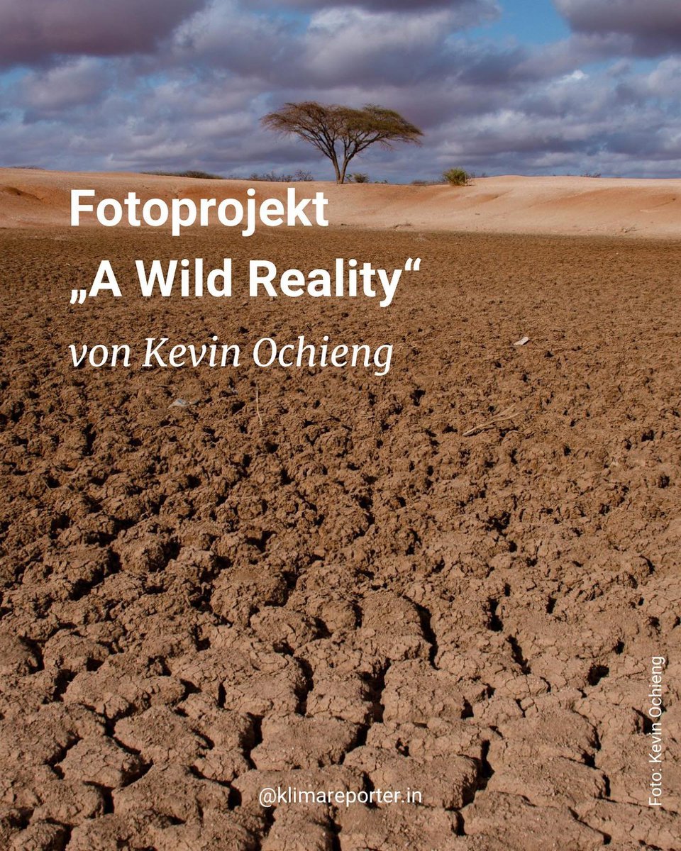 254Ochieng's tweet photo. A publication of a travel to Garissa called " A wild reality"  for @klimareporter.in 
Ist dir der Name Kevin Ochieng ein Begriff? Der 24-jährige Kenianer. 
The project speaks on how nature and humans are affected to long Drought spells in the Northern part of Kenya. https://t.co/RtCM2YuQHh