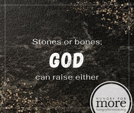 KandyPersall's tweet photo. “God is able from these stones to raise up children.” Hardened hearts and attitudes may be strong, but our Stronger Man can even give life to stones (Luke 11:21-22). #hope #secondchance Read more: https://t.co/hIXretaeNc https://t.co/pE2tkdJmIE