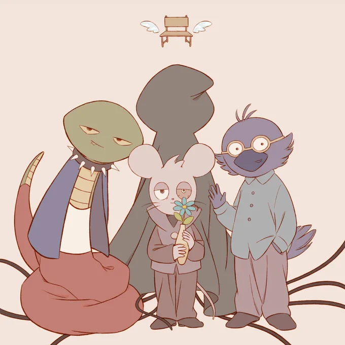 一気見しまして #ベンチねずみ 