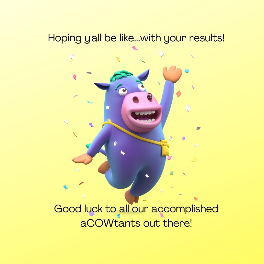 aCOWtancy's tweet photo. We've got everything crossed for you! Hope you smash it tomorrow.π
ππΎ
#ACCAResults #ACCAExams #AccountingStudents #AccountingCareers #ProfessionalDevelopment #ACCAStudents #AccountingLife https://t.co/W9u01FZgHs