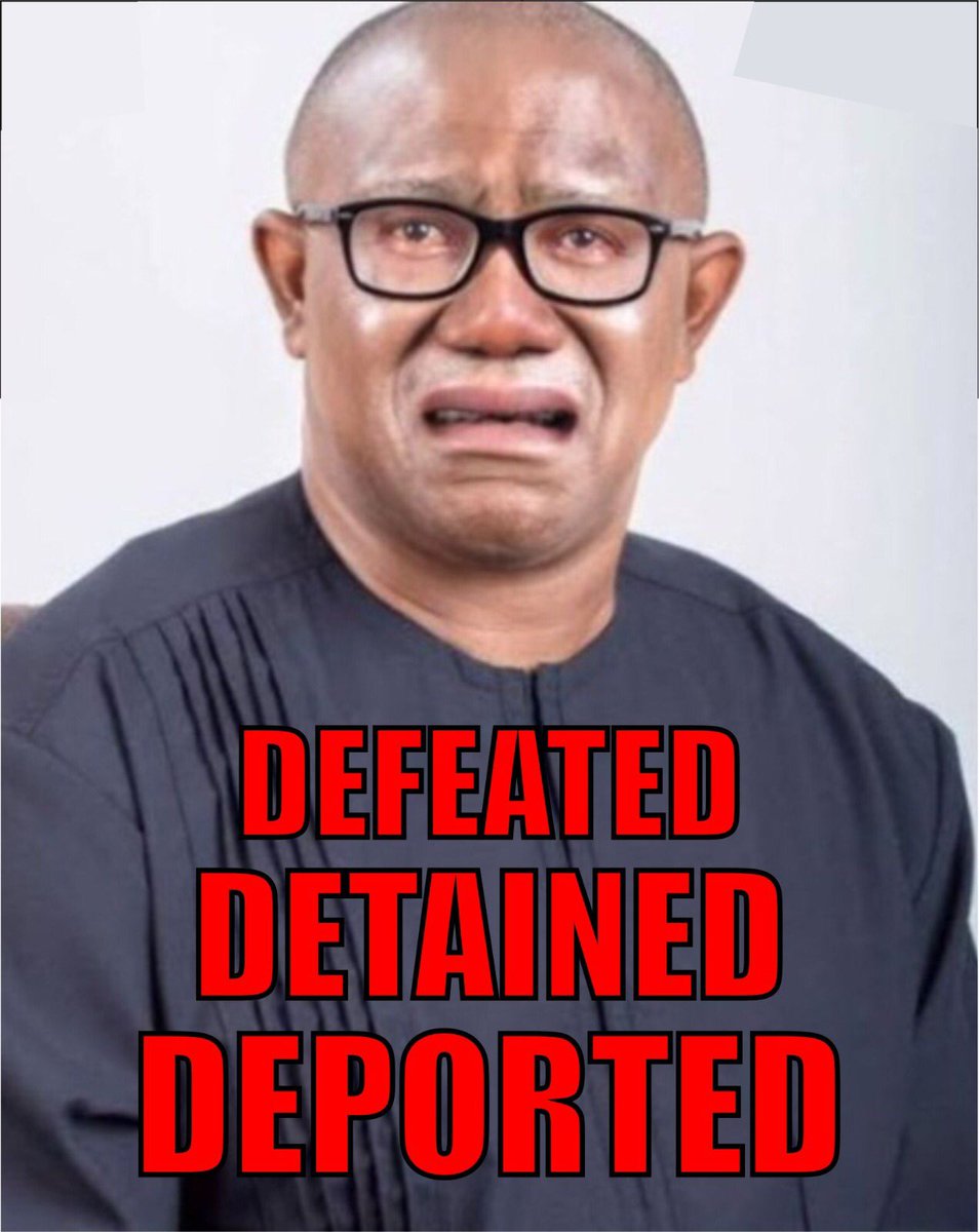 EleyiLagos's tweet photo. I introduce to you the wanted Criminal in the world Mr. Peter Obi the triple D. 

Don't say anything just retweet and let the world know. https://t.co/Ccch5P8M95