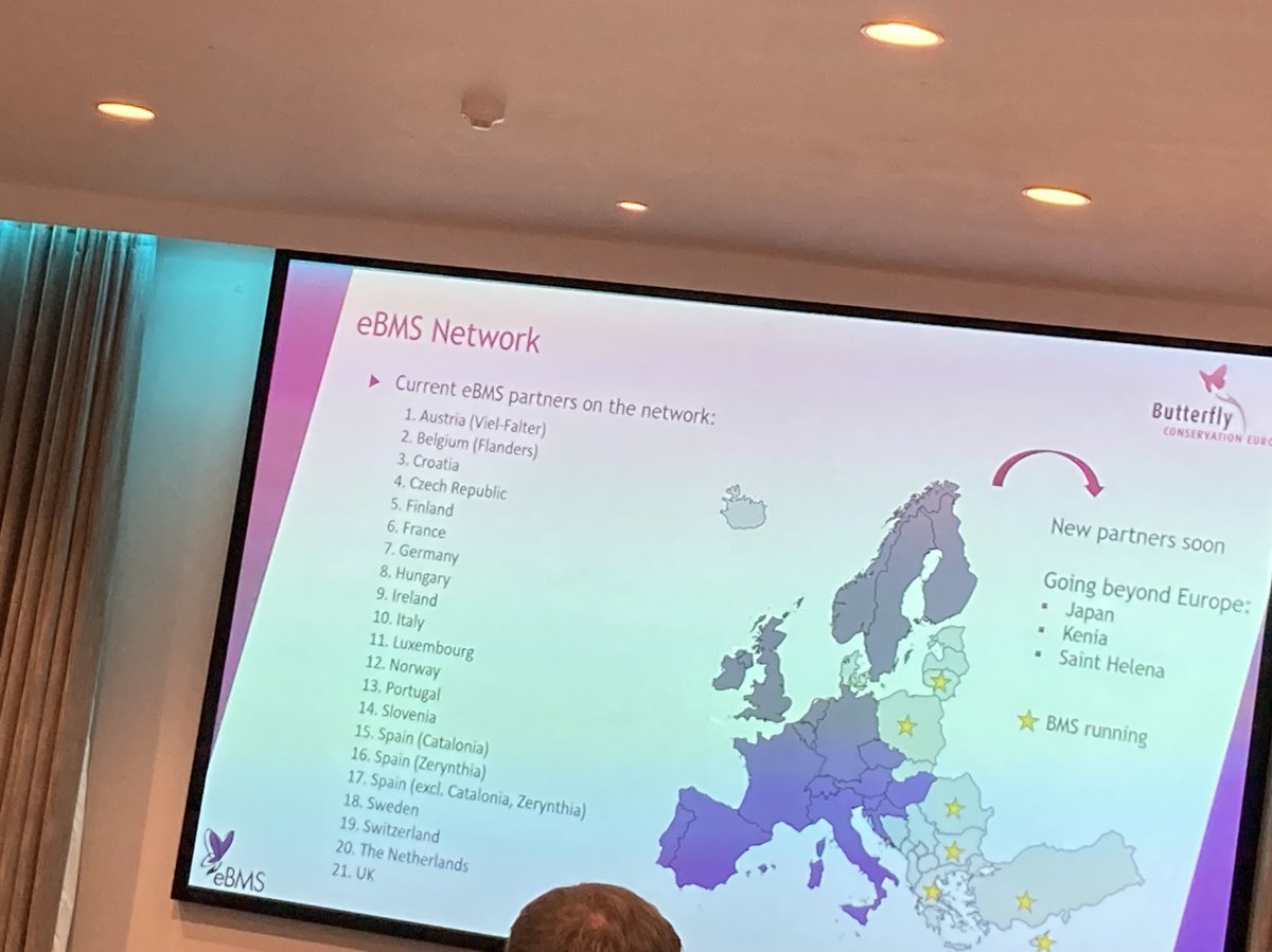 UKLadybirds's tweet photo. Inspiring to see #eBMS @europebutterfly in numbers - amazing network with volunteers documenting and addressing biodiversity change across Europe and beyond @UK_CEH @savebutterflies https://t.co/wWNDmBxW82
