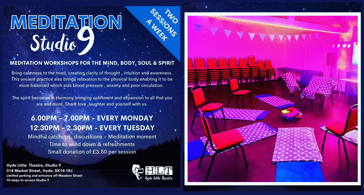 🙏🏼 TAKE SOME TIME OUT OF A BUSY DAY 🙏🏼 Now offering two sessions every week. Come to one session or join both if you like. Message for more info ℹ️ EVERYONE IS WELCOME.