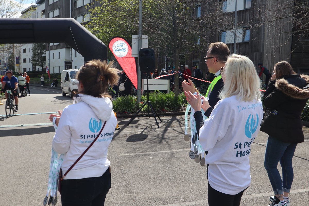 bristolport's tweet photo. Congratulations to all riders who took part in yesterdays @stpetershospice #tourdebristol Well done to our team who smashed through the route &amp; to the volunteering team cheering people on as they came over the finish line! https://t.co/do5XoFHEbn