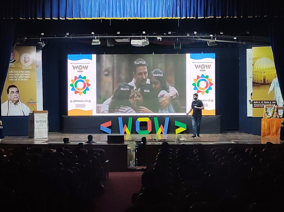 Saurabh09_27's tweet photo. "How to get started with Flutter?" : A insightful session by @shreebhagwat94 .
@flutterpune
#gdscwowpune
#WoWपुणेtithekayउणे https://t.co/LnApmjTxiB