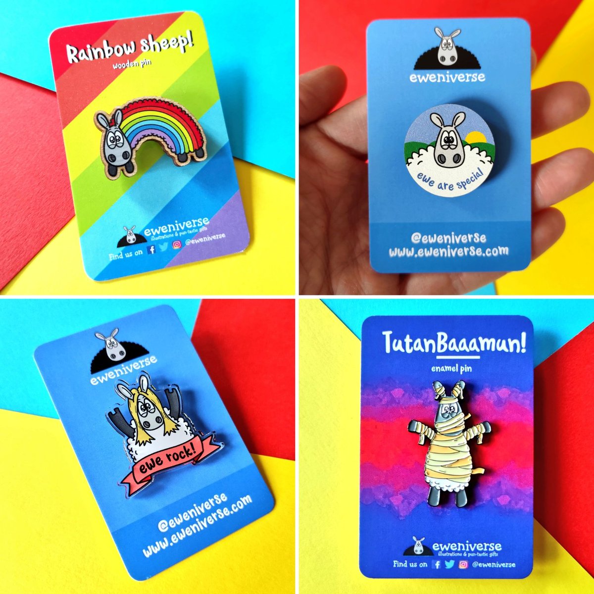 eweniverse's tweet image. Hey #WelshCraftHour!
Wanted to share some of my sheepish pin baaadges with you this afternoon! Hope ewe love them eweniverse.etsy.com
#shopindie #welshbiz #shopsmall #sheep