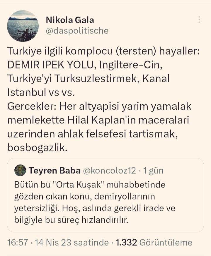 _perezagusto's tweet photo. Geçen yıl oturup saatlerce sohbet etmişliğimiz de var oysa :) Sonra nedendir bilmem, gıcık kapmışın

O mühim değil de, bak koçum, bu hesabından sadece menşınsız laf sokup, kilitli @privepolitische'den de yazdıklarımı alıntılayıp gizliden sataşıyorsun. Biliyorum. + https://t.co/koXgunesfM