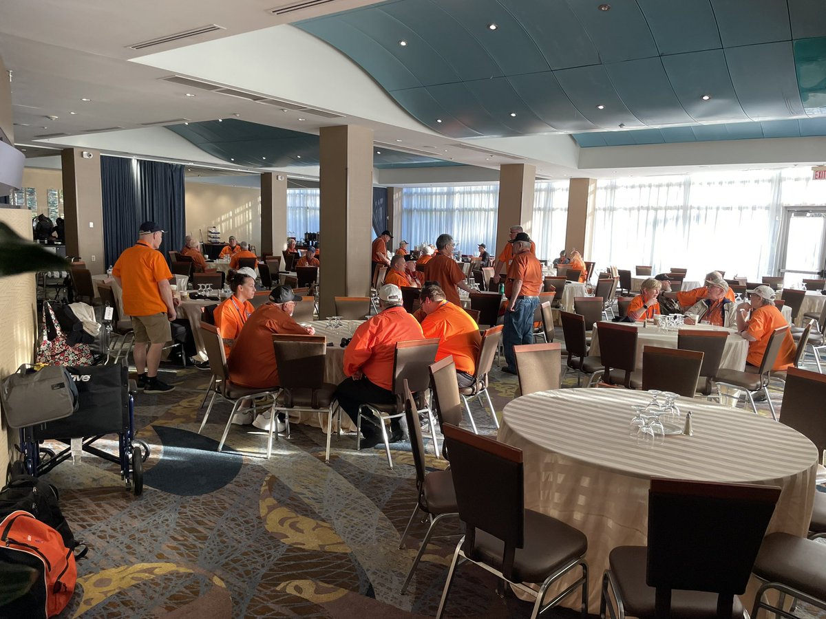 peterglennon's tweet photo. Finishing breakfast. Getting ready to head back to BWI. #HonorFlightRochester #Mission76 https://t.co/aAi4Aqxq1r