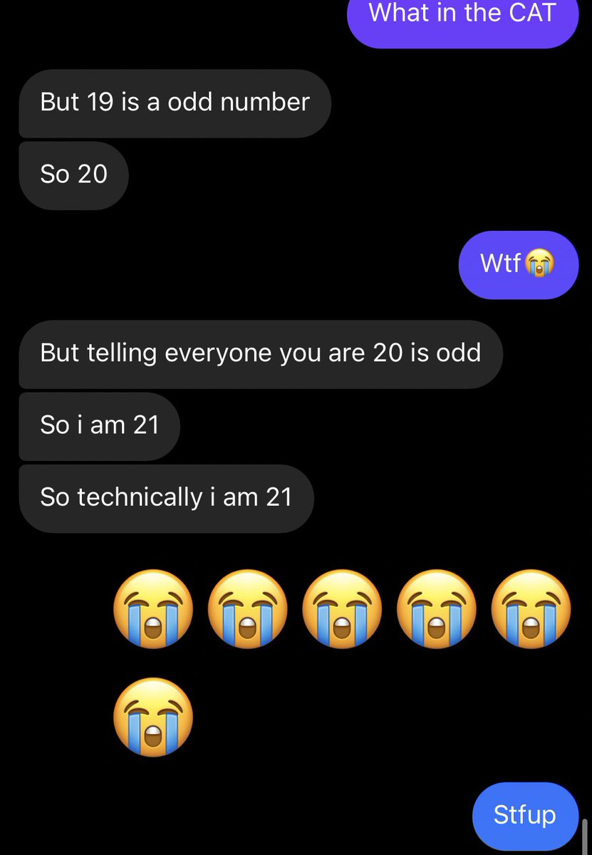 Chiii_boom's tweet photo. I said i won’t date someone younger than me. https://t.co/fav1OFmxFq