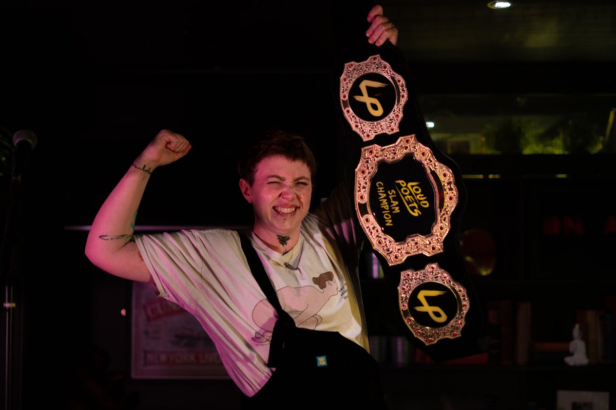 IAmLoudPro's tweet image. Last night, another two poets qualified for the Loud Poets Grand Slam Final with the @edbookfest! 

Congratulations to our East Heat champion Tom Bird (@2stonedbirds2) and our runner-up @nataliejayclark! 

#LoudPoets #IAmLoudPro #Slam