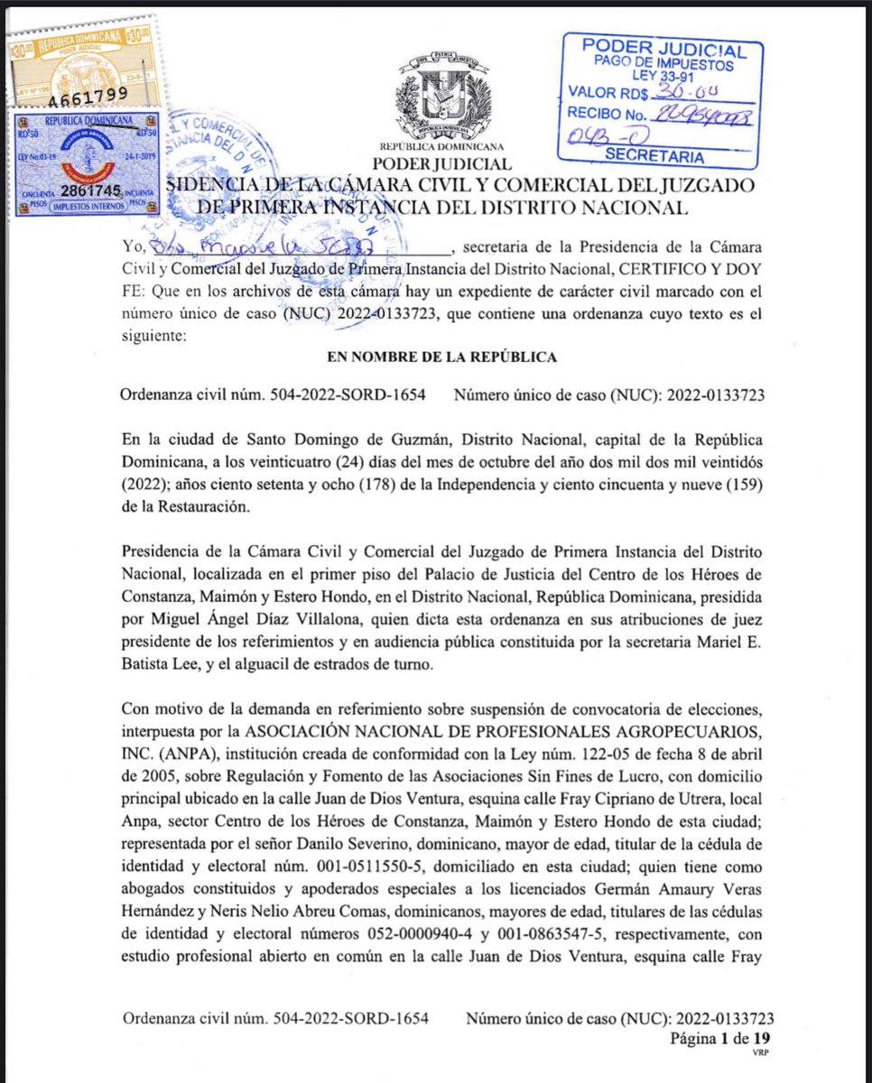 ANPA_RD's tweet photo. @fitzgerald2413 @AgriculturaRD El pasado 24 de octubre intentaron celebrar unas elecciones que les fueron anuladas. Posteriormente se demandó a los fines de que un juez de fondo sea el que decida acerca de la ilegalidad de ese proceso que llevó a cabo el Ministerio de Agricultura. https://t.co/Gj2pIrxMGq