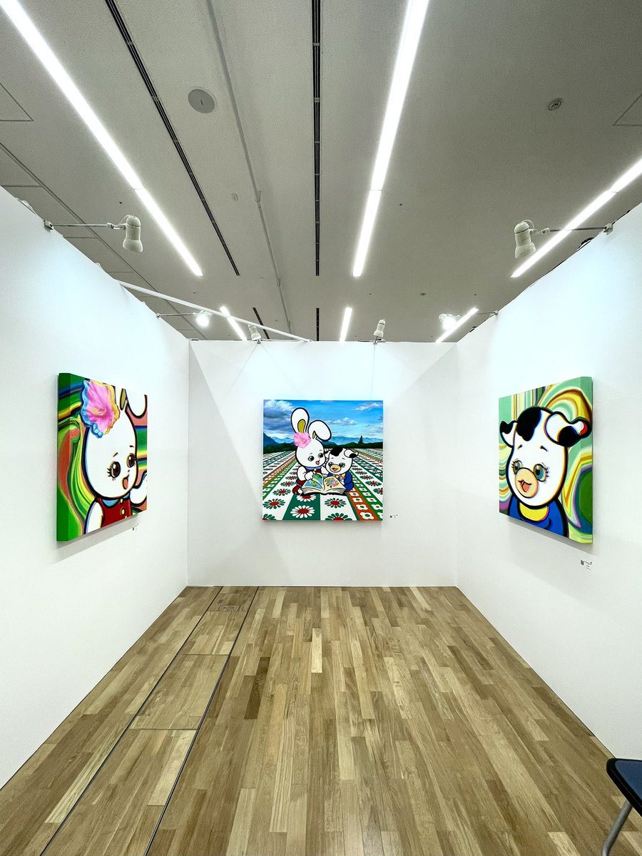 art_tatsuya's tweet photo. 『TAGBOAT ART FAIR 2023』
写真は吉田樹保さん(1枚目)、廣瀬祥子さん(2枚目)、大谷陽一郎さん(3枚目)、中浦情さんの作品(4枚目)。ブースは全て個展形式。 https://t.co/YzaW7SSsNK