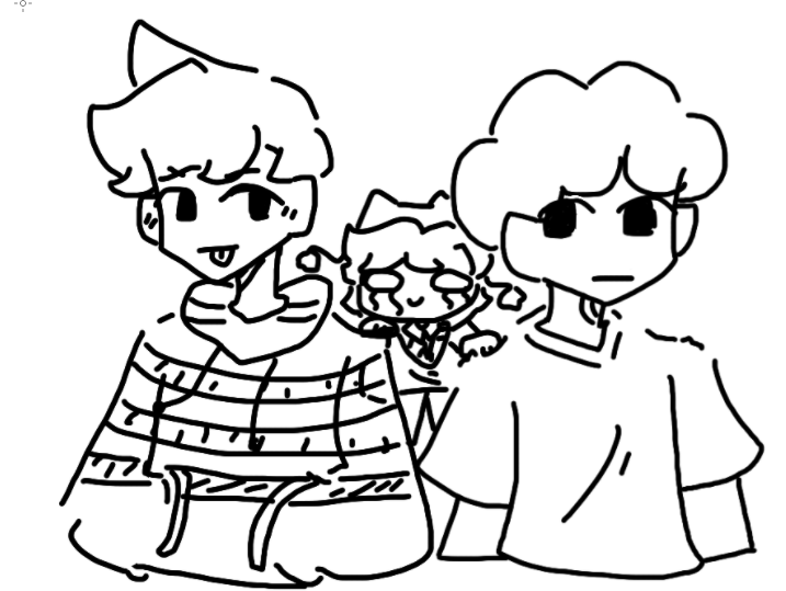 i didnt know how to draw so i drew hands in pocket and no hands