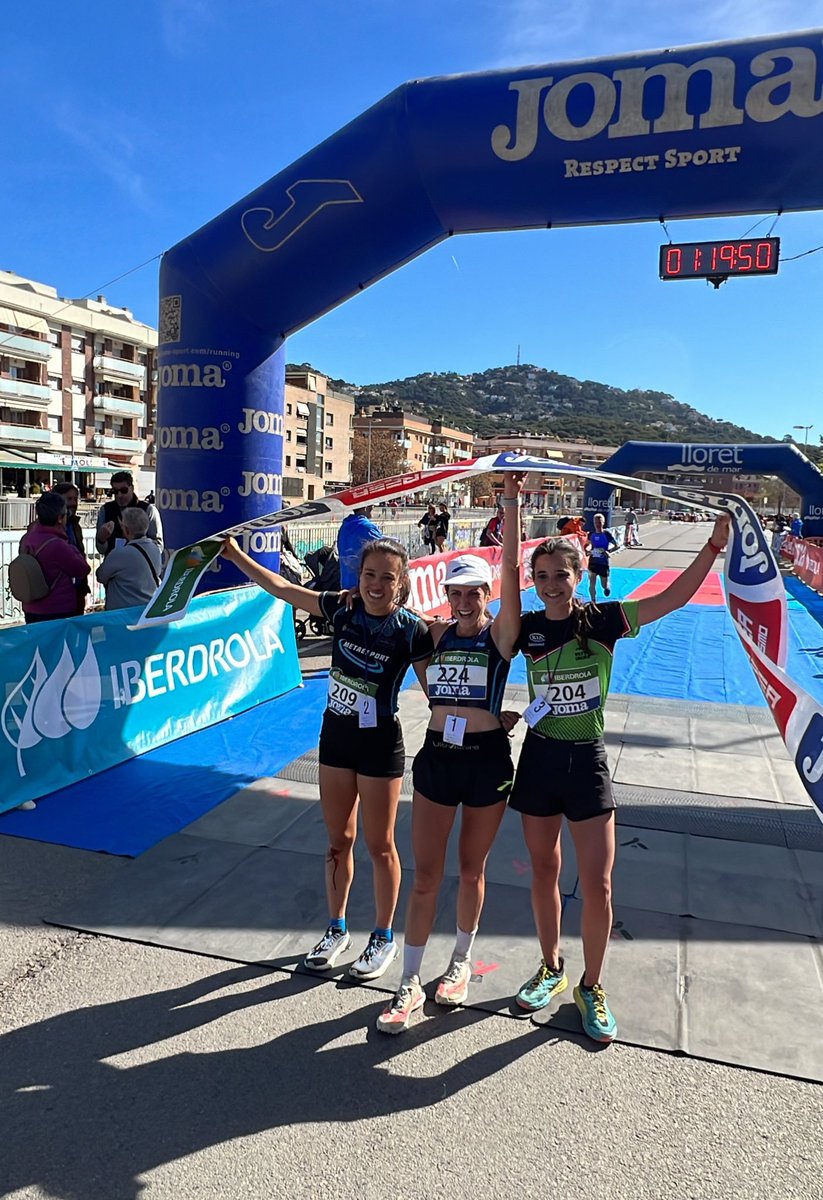 #CEtrailRunning Carreras de Montaña   
📍 Lloret de Mar

🥇 @JuliaFont
 
🥈 Laura Domene 

🥉 María Ordóñez

🏃 @atletismoRFEA