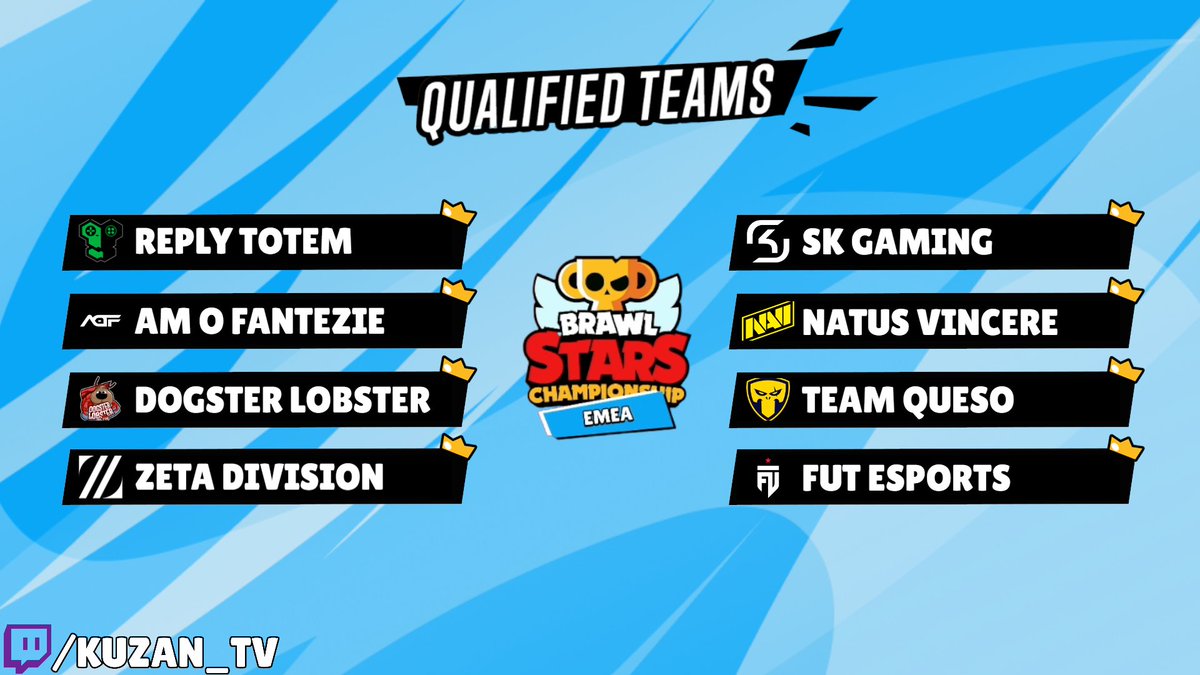 YOUR 8 TEAMS QUALIFIED FOR EMEA'S APRIL MONTHLY FINALS 🔥👏🏻