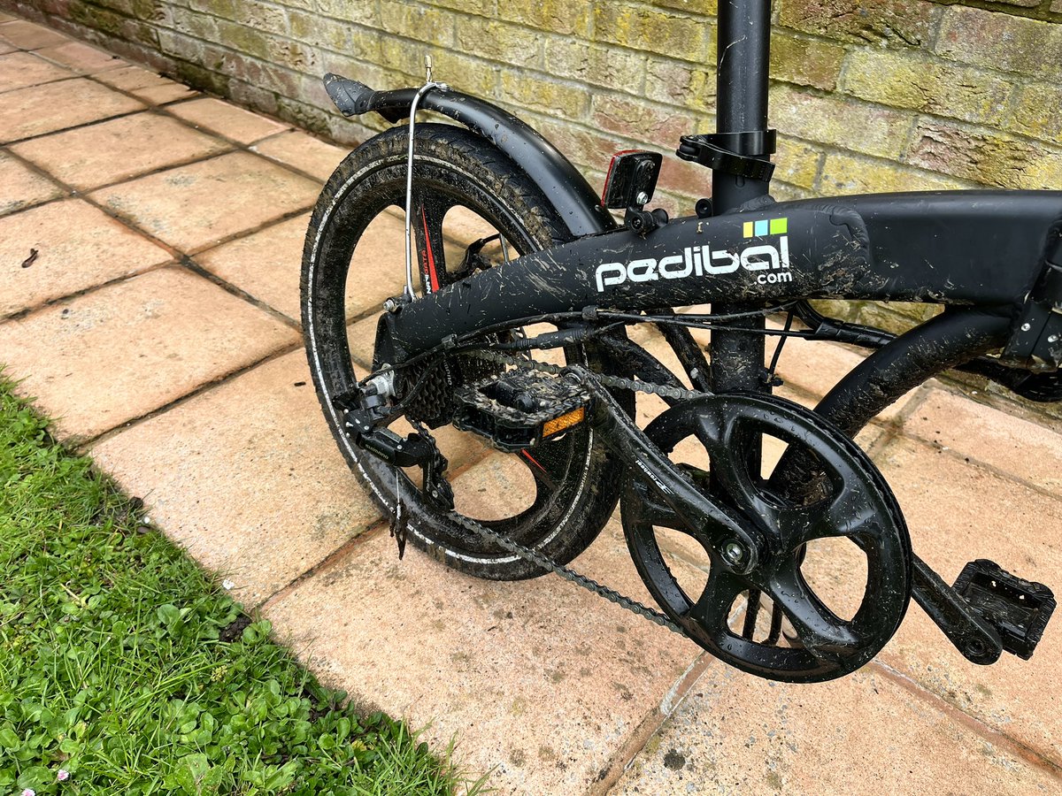 First successful test ride of the #navigata #CitE <a href="/pedibal/">Pedibal Bikes</a> #ebike across muddy terrain. Review to follow.