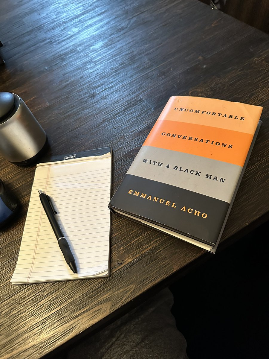 haqq_dabarber's tweet image. Up reading (Uncomfortable conversation with a black man) by author ✍️ @EmmanuelAcho very powerful read and very interesting book 📖. #readingforpleasure #readingispeaceful #expandingmyknowledge #emmanuelacho