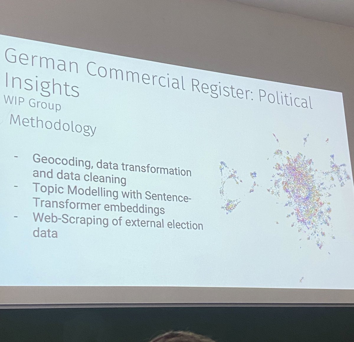 🎭🇩🇪 When politics met German company register, it was a match made in #DataFestGermany heaven! Team WIP plays data Cupid with their wickedly witty techniques, revealing juicy insights 💘📊 Get ready for a politi-rom-com of analytical proportions! 🌟🗳️ #DataFestGermany