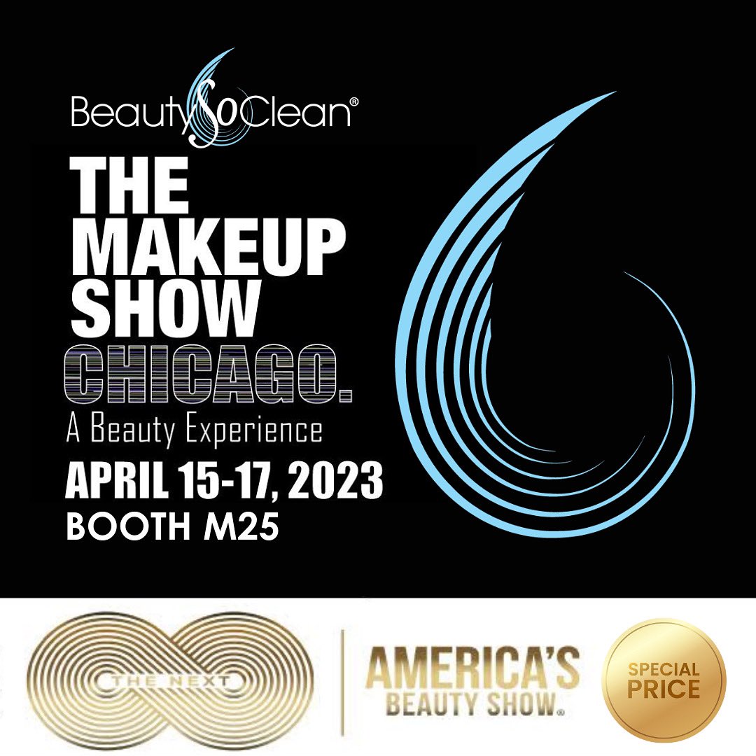 BeautySoClean's tweet image. Tomorrow, the Queen of Clean and creator of BeautySoClean, Nancy Crossley, will be presenting live at @TheMakeupShow Chicago! 

This presentation will cover how to knock ‘em’ dead with the highest level of cosmetic sanitization as an MUA 💙  #themakeupshow