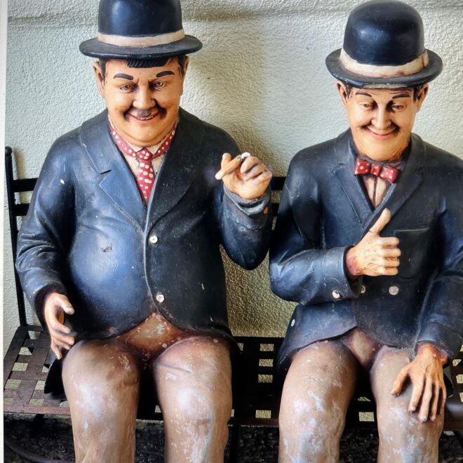 lloydkahn's tweet photo. Laurel and Hardy

Photo by Hans Frey

Wooden sculptures at The Buckeye restaurant in Mill Valley, Calif.

From @lloyd.kahn’s Instagram

257464

The post Laurel and Hardy appeared first on Lloyd's Blog. https://t.co/8WnPM5AJ31