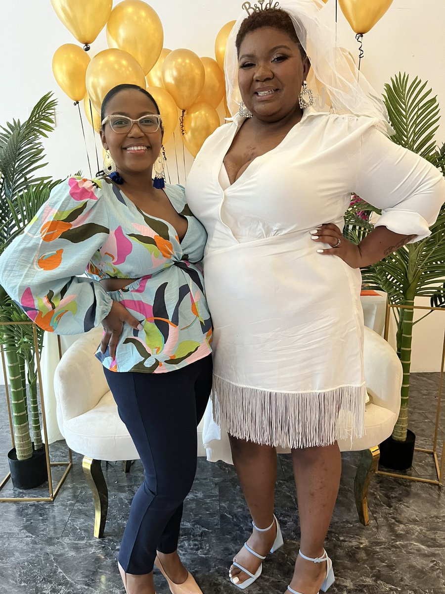 igiveyouchels's tweet photo. Baddie Bride Loading… 💍😘🫶🏾👰🏾♀️
Yesterday my sister circle and support system came together to celebrate my next major life milestone: marriage. The love and gratitude I have for each of them cannot be described… but just know it’s UP there! 🥹🚀
#OneForTheBrooks #ADCLoveStory https://t.co/C8OeIYOgQ6