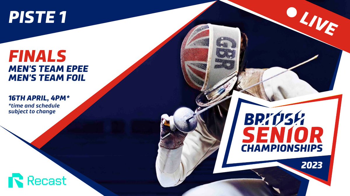 British Fencing on Twitter "Join us on Piste 1 for the Men’s Team Epee