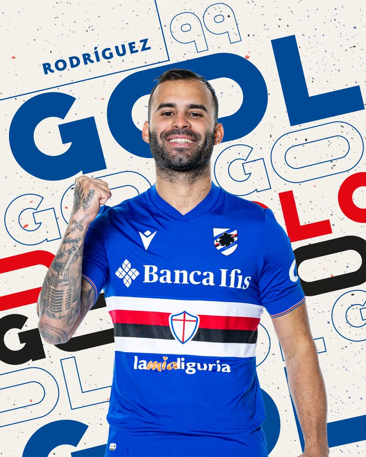 ⚽ | GOOOOOOOOALLLLLL

75 - #Gabbiadini sets up #Rodriguez who fires us level!

#LecceSamp 1⃣-1⃣

#SerieATIM

#FORZADORIA 🔵⚪🔴⚫⚪🔵