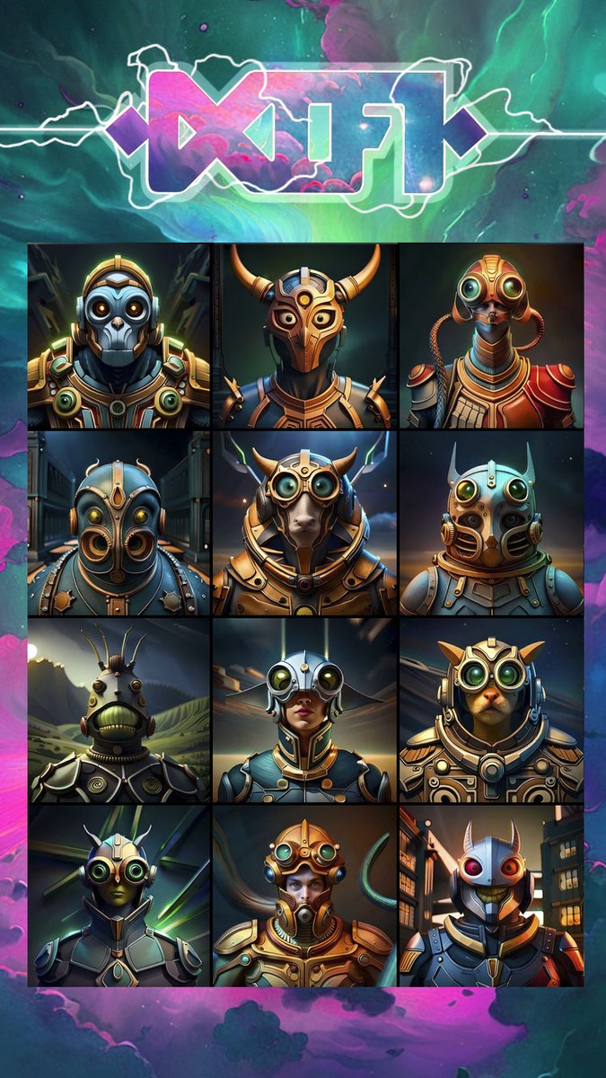 XIFI_AI's tweet photo. "Introducing XIFI, my collection of extraterrestrial portraits inspired by Trappist-1 system. Each NFT is as diverse as the universe itself, showcasing the beauty of our differences. Get ready to the DIVERXIFI! #XIFI #Diverxify #Trappist1 #NFTCommuntiy  https://t.co/3HSeQMNiLq https://t.co/mKLUZ2bJoU
