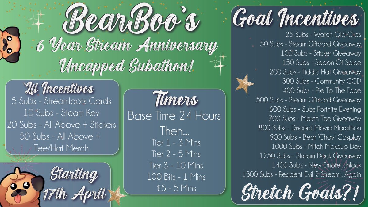 ⭐️Starting tomorrow!!⭐️

I am excite! 

6 Years on Twitch LESS GOOOOO❤️