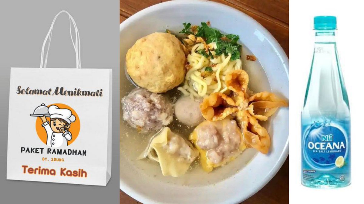 @wwintteo ٱلسَّلَامُ عَلَيْكُمْ وَرَحْمَةُ ٱللَّٰهِ وَبَرَكَاتُهُ

pesanan untuk <a href="/aiamsemesta/">Tala</a> telah tiba!!

paket ramadhan 2 {sadness meatball + nu oceana sea salt lemonade}

terimakasih sudah membeli dan selamat menikmati hidangan kami ✨