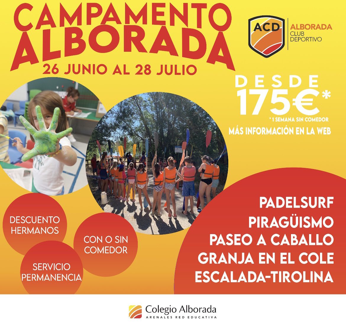 ¡Ya están abiertas las inscripciones para el campamento de Verano 2023!☀️

Desde 2° ciclo de infantil hasta 6° de primaria

¡Anímate al campamento y no dudes en invitar a tus amigos!

👉🏼Link Inscripción : docs.google.com/forms/d/1z1pb8…