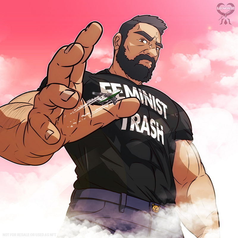 leomon32's tweet photo. Made some Jesse, have some big Jesse, that sweet big guy! And the tee shirt "conspiracy" @JesseJerdak #monolithdad #buddy #bear #lorge #big #JesseJerdak #RPG #TTRPG #giant #feministtrash #verylorge https://t.co/yx3xqTpr4K