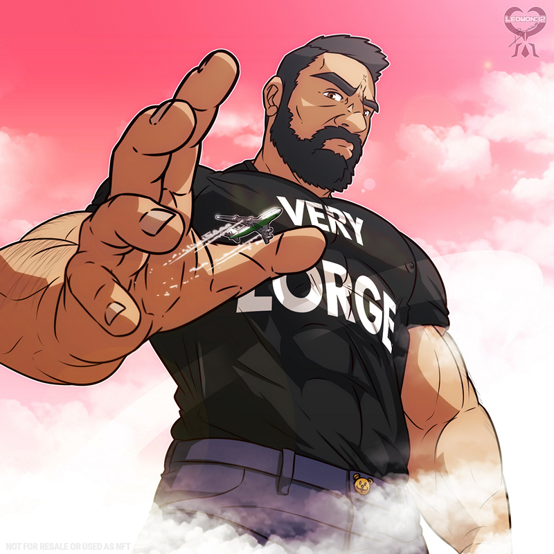 leomon32's tweet photo. Made some Jesse, have some big Jesse, that sweet big guy! And the tee shirt "conspiracy" @JesseJerdak #monolithdad #buddy #bear #lorge #big #JesseJerdak #RPG #TTRPG #giant #feministtrash #verylorge https://t.co/yx3xqTpr4K