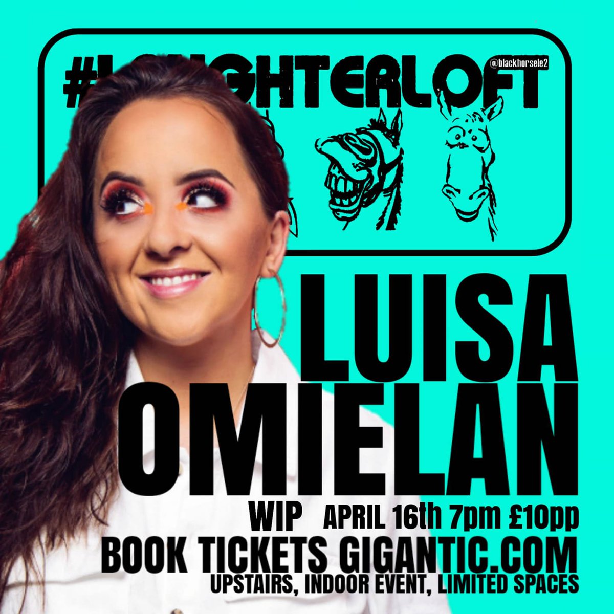 Action packed day today, sport first then back to watch the incredible <a href="/IOmielan/">ILoveLuisaOmielan</a> in our <a href="/LaughterLoft_/">LaughterLoft 🔥Leic's Best Small Comedy Venue🔥</a> for her 7pm WIP preview.
Lst few Tix Available
gigantic.com/luisa-omielan-…