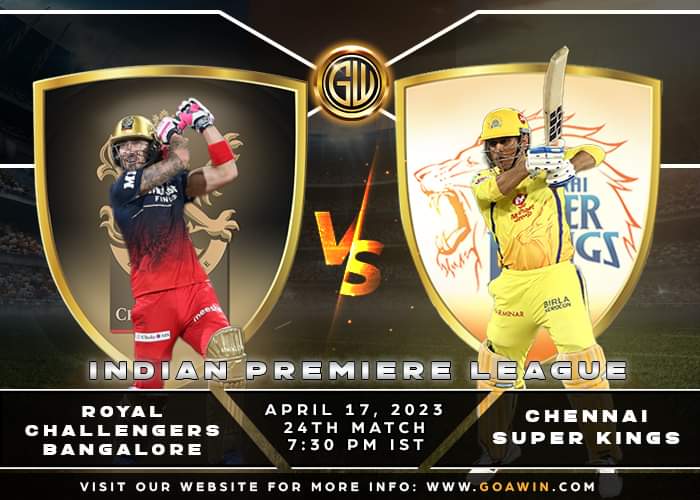 Who will win this time?
catch all the action- @ goawin.com

#GoAWin #ipl2023 #Match24 #rcb2023 #predictions