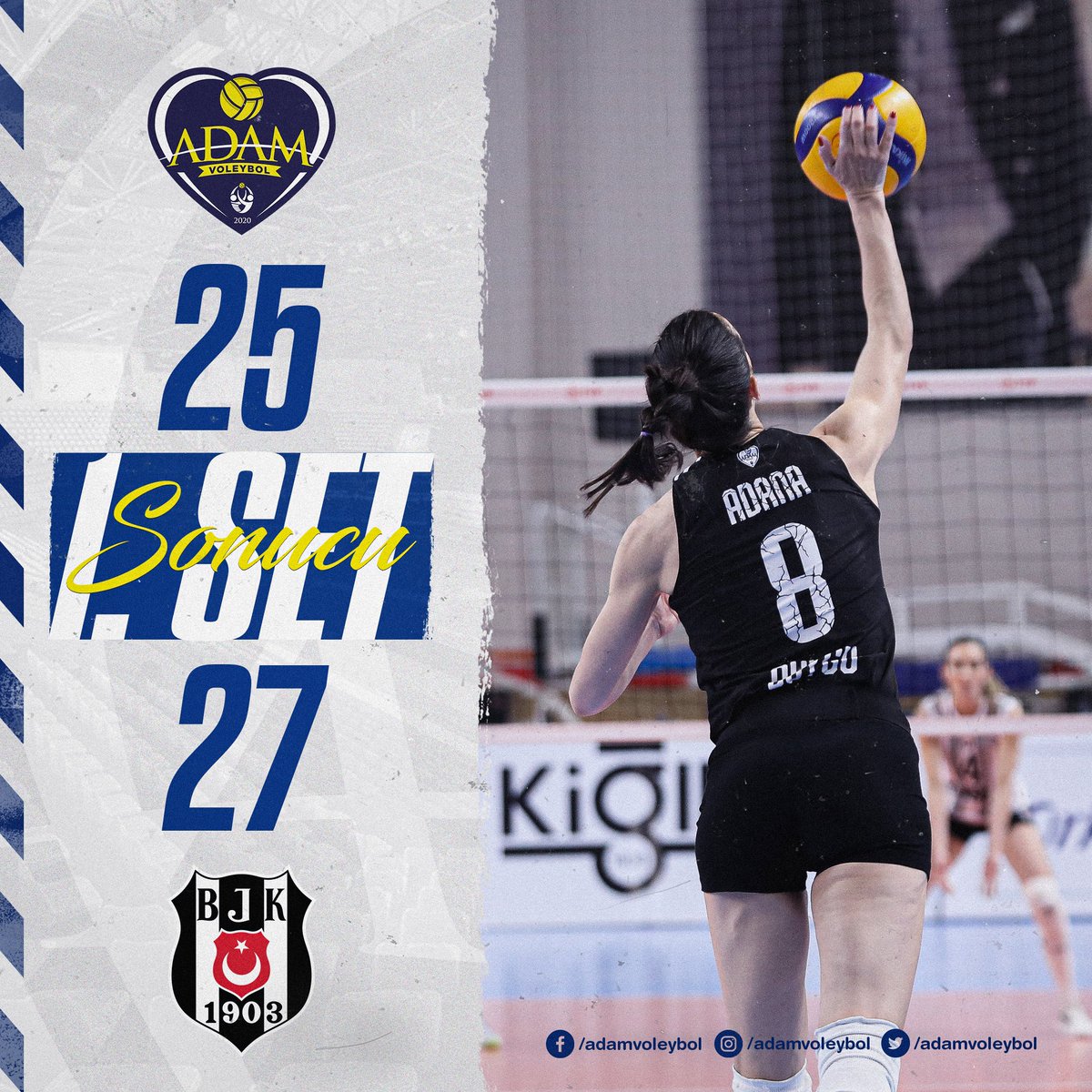 1.Set Sonucu | Adam Voleybol 25 - 27 Beşiktaş Ceylan

#RefuseToLose