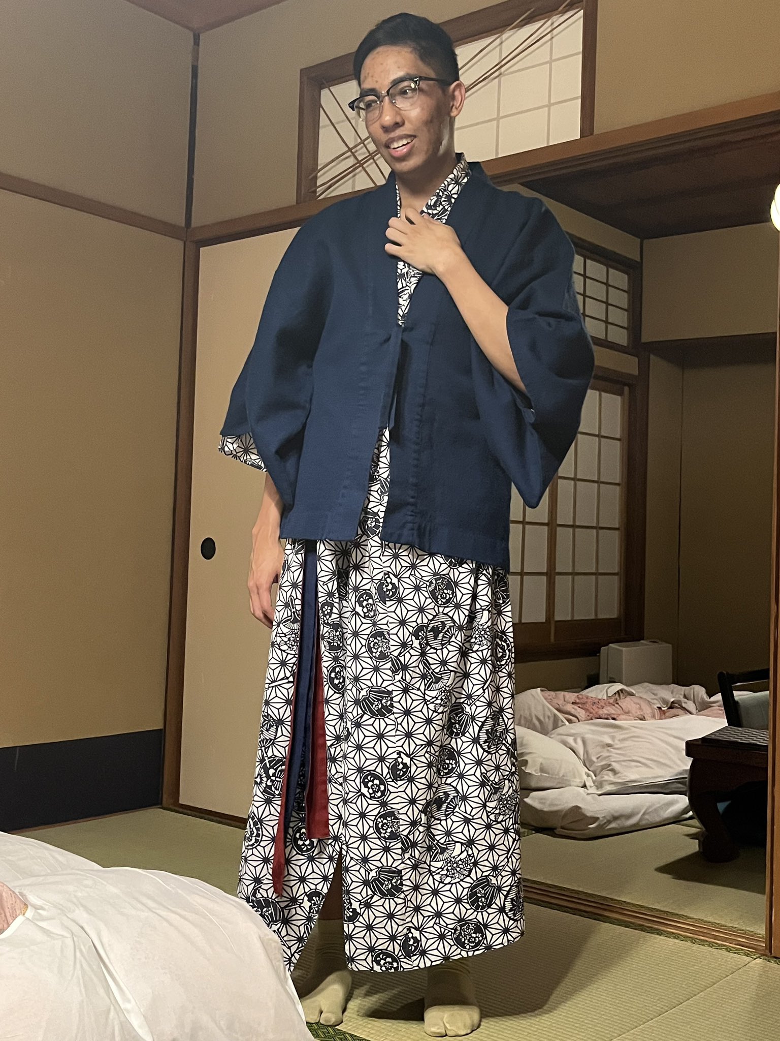 modern male kimono