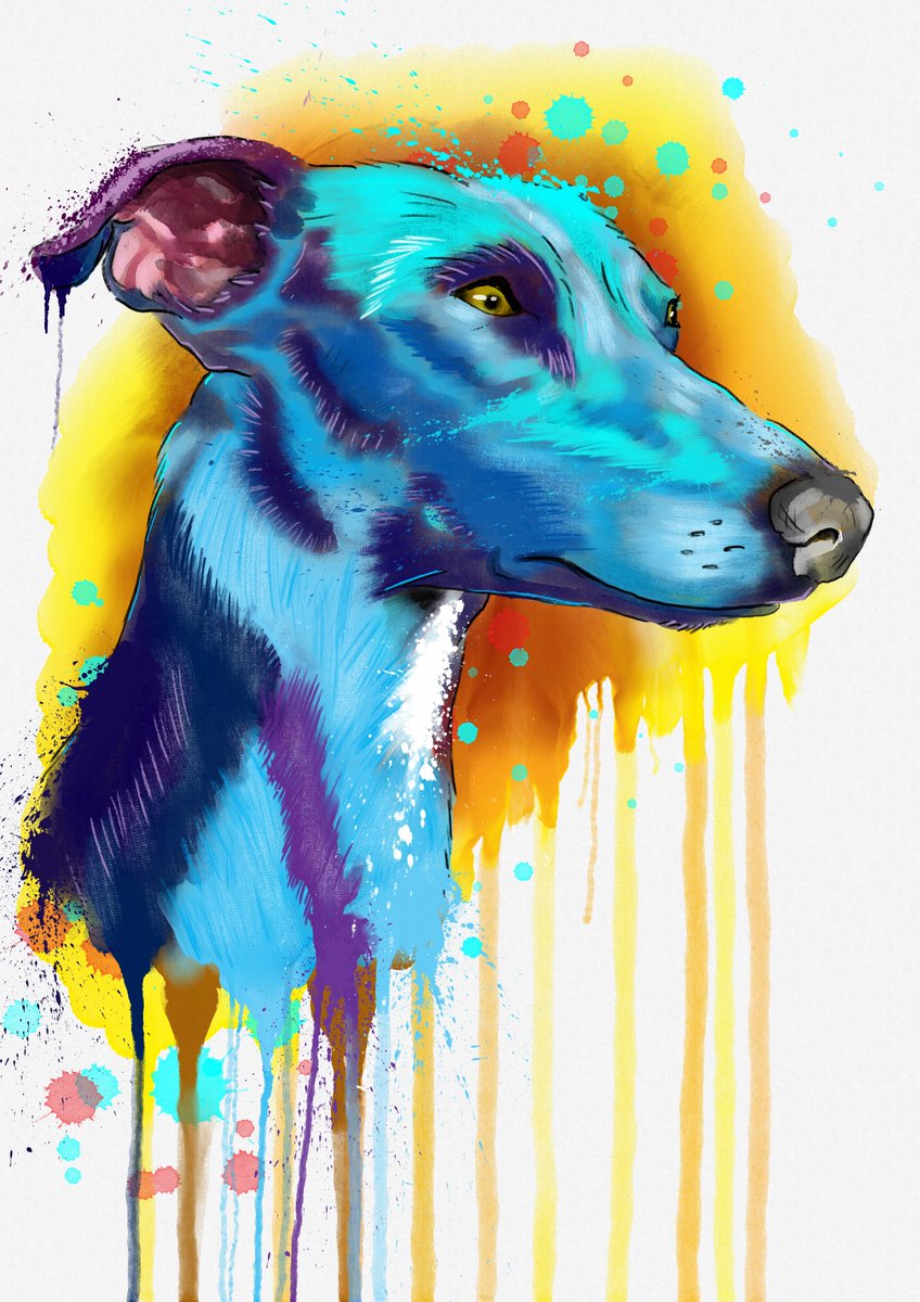 New piece in my Nature Series just finished
🐶

#anime #watercolour #illustration #animeart #animelover #animefan #watercolor #nature #comiccon #whippet #dogsofinstagram #whippetart #doglover #dog #dogart