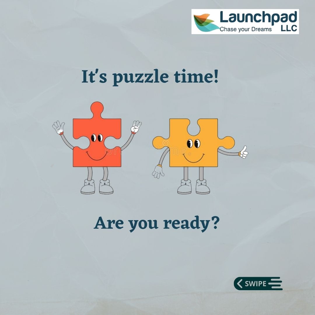 LaunchpadLLC's tweet photo. Puzzle Time
#launchpadllc #launchpad #chaseyourdreams #skilltrainer #skillmoves #skillpath #skilltranining #skilldevelopment #skills #career #careersuccess #careercounsellingservice #careerguidance #careercoach #puzzletime #bankexam #competitiveexamquestions #generalknowledge https://t.co/X3DTTuBTGn