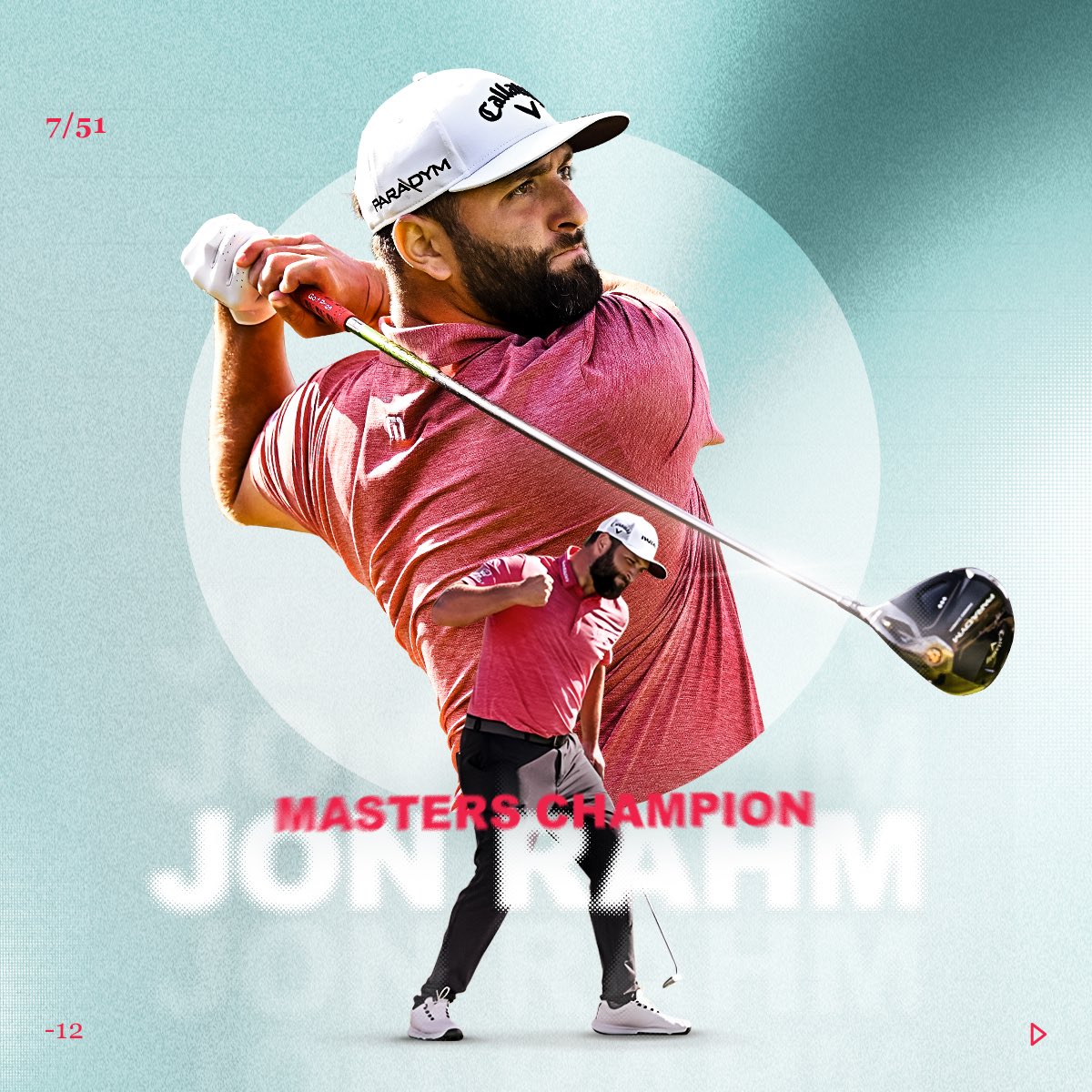 p_cartmill's tweet photo. 7/51 Jon Rahm
___
#spitzdesignchallenge #jonrahm #masters #golf #sportsdesign #sportsbranding #sportsmarketing #speortsevents #teamgraphics #sportspromotion #sportsvisuals #sportswocialmedia #freelancedesigner #branding https://t.co/KCqL6UQrCP