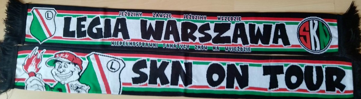 Coś dla fanów szalików. Jutro zapraszam do licytacji szalika SKN ON TOUR. Pieniądze z licytacji zasilą konto <a href="/SKNNF1/">SKN NF</a> Proszę o #RT!!!