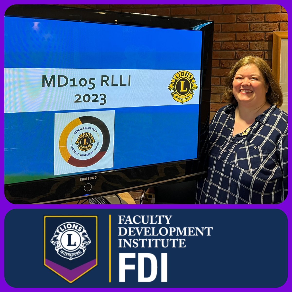 swayoung01's tweet photo. 🦁💜Congratulations to Lion Melissa Murphy who has today completed here Faculty Development Institute sign off at the MD105 Regional Lions Leadership I statute - her presentation on Diversity was #Awesome
#WeServe #LionsGAT #LionsGLT #LionsInstitute #RLLI #FDI #Institutes https://t.co/DSuDVYR0ew